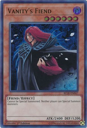 Vanity s Fiend BLLR EN047 Ultra Rare 1st Edition Battles of Legend Light s Revenge Singles Vanity s Fiend BLLR EN047 Ultra Rare 1st Edition Battles of Legend Light s Revenge Singles