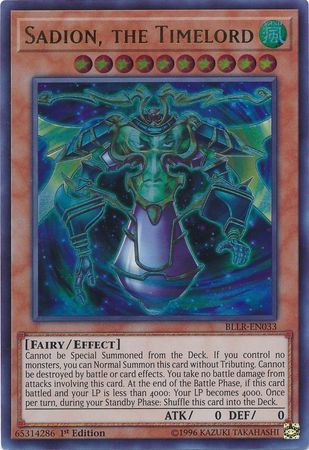 Sadion the Timelord BLLR EN033 Ultra Rare 1st Edition Battles of Legend Light s Revenge Singles Sadion the Timelord BLLR EN033 Ultra Rare 1st Edition Battles of Legend Light s Revenge Singles