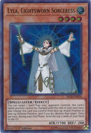 MINT Ultra Yugioh Lightsworn Sorceress 1st Ed bllr-en036 3x Lyla
