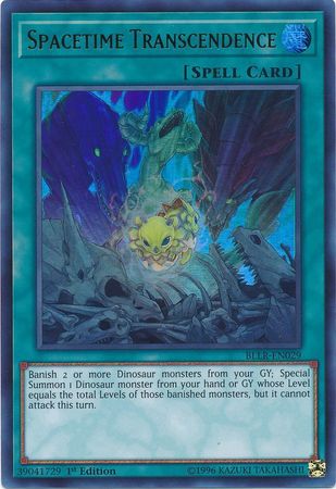 Spacetime Transcendence BLLR EN029 Ultra Rare 1st Edition Battles of Legend Light s Revenge Singles Spacetime Transcendence BLLR EN029 Ultra Rare 1st Edition Battles of Legend Light s Revenge Singles
