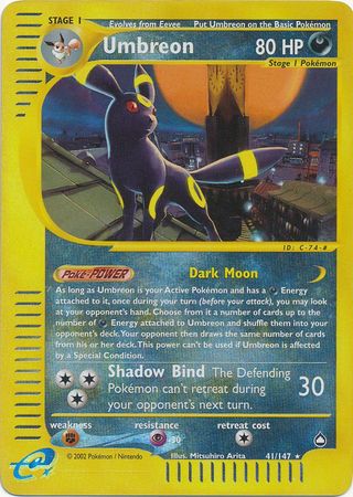 Umbreon - 41/147 - Rare Reverse Holo