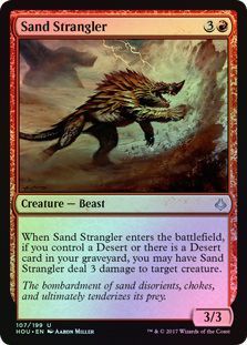Sand Strangler 107 199 Foil Hour of Devastation Foil Singles Sand Strangler 107 199 Foil Hour of Devastation Foil Singles