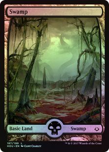 Swamp 187 199 Full Art Foil Hour of Devastation Foil Singles Swamp 187 199 Full Art Foil Hour of Devastation Foil Singles