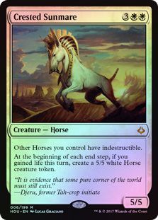 Crested Sunmare 006 199 Foil Hour of Devastation Foil Singles Crested Sunmare 006 199 Foil Hour of Devastation Foil Singles