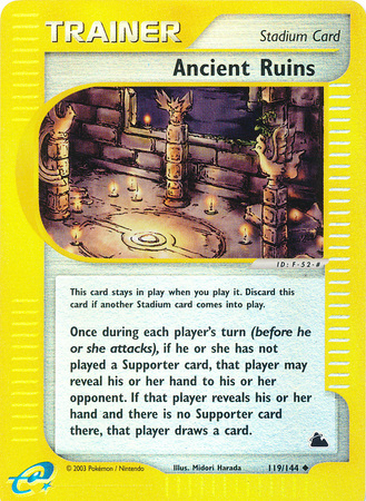 Ancient Ruins 119 144 Uncommon Reverse Holo Ancient Ruins 119 144 Uncommon Reverse Holo