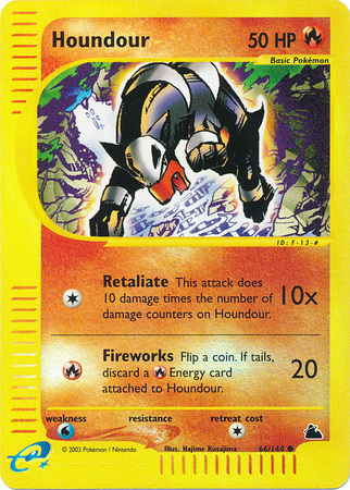 Houndour 66 144 Common Reverse Holo Houndour 66 144 Common Reverse Holo