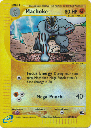 Machoke 38 144 Uncommon Reverse Holo Skyridge Reverse Holo Singles Machoke 38 144 Uncommon Reverse Holo Skyridge Reverse Holo Singles