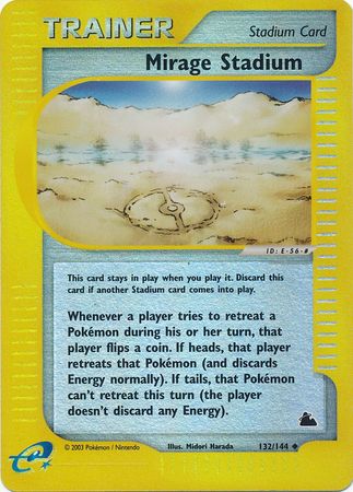 Mirage Stadium 132 144 Uncommon Reverse Holo Mirage Stadium 132 144 Uncommon Reverse Holo