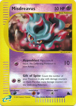 Misdreavus 39 144 Uncommon Reverse Holo Misdreavus 39 144 Uncommon Reverse Holo