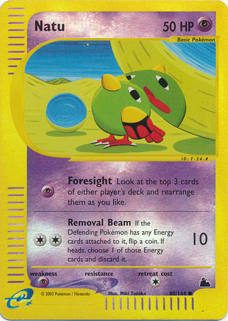 Natu 80 144 Common Reverse Holo Natu 80 144 Common Reverse Holo