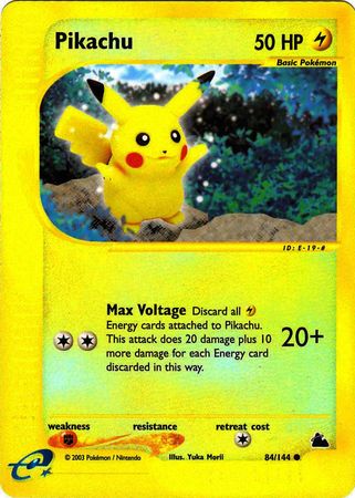 Pikachu - 70/100 - Reverse Holo - BK Promo - Face To Face Games
