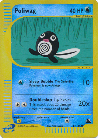 Poliwag 87 144 Common Reverse Holo Poliwag 87 144 Common Reverse Holo