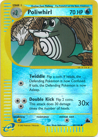 Poliwhirl - 88/144 - Common Reverse Holo