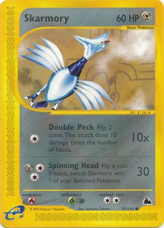 Skarmory 97 144 Common Reverse Holo Skarmory 97 144 Common Reverse Holo
