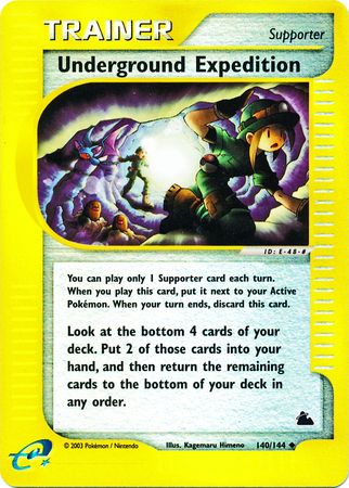 Underground Expedition 140 144 Uncommon Reverse Holo Underground Expedition 140 144 Uncommon Reverse Holo