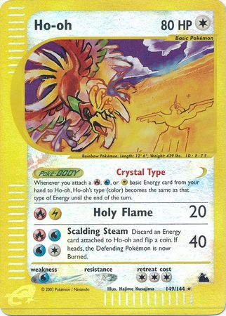 Ho-oh 149/144 Holo Skyridge Pokemon Card