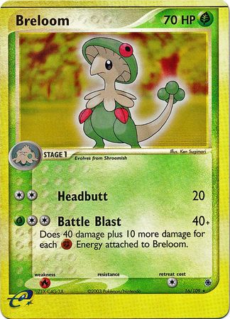 Breloom 16 109 Rare Reverse Holo Breloom 16 109 Rare Reverse Holo