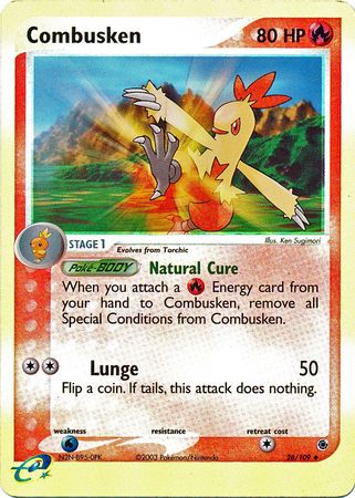 Combusken 28 109 Uncommon Reverse Holo Combusken 28 109 Uncommon Reverse Holo