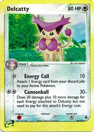 Delcatty 29 109 Uncommon Reverse Holo Delcatty 29 109 Uncommon Reverse Holo