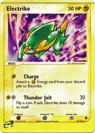 Electrike 30 109 Uncommon Reverse Holo Electrike 30 109 Uncommon Reverse Holo