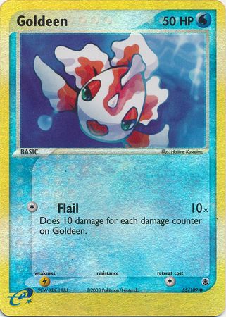 Goldeen 55 109 Common Reverse Holo Ex Ruby Sapphire Reverse Holo Singles Goldeen 55 109 Common Reverse Holo Ex Ruby Sapphire Reverse Holo Singles