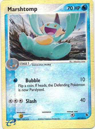 Marshtomp 40 109 Uncommon Reverse Holo Marshtomp 40 109 Uncommon Reverse Holo