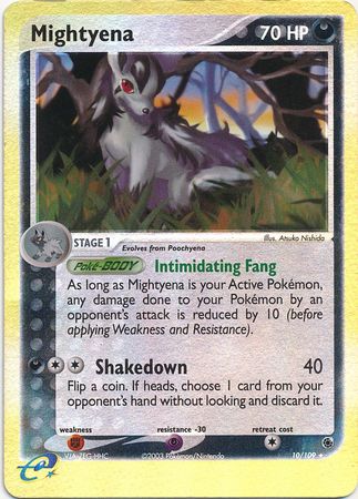 Mightyena 10 109 Holo Rare Reverse Holo Mightyena 10 109 Holo Rare Reverse Holo