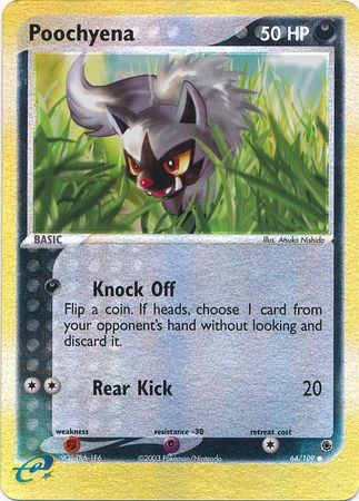 Poochyena 64 109 Common Reverse Holo Ex Ruby Sapphire Reverse Holo Singles Poochyena 64 109 Common Reverse Holo Ex Ruby Sapphire Reverse Holo Singles