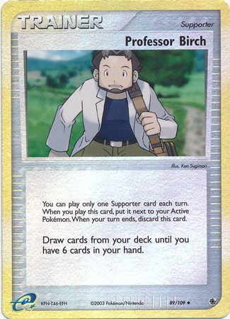 Professor Birch 89 109 Uncommon Reverse Holo Ex Ruby Sapphire Reverse Holo Singles Professor Birch 89 109 Uncommon Reverse Holo Ex Ruby Sapphire Reverse Holo Singles