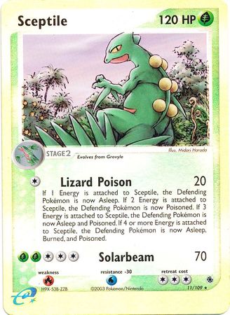 Sceptile 11 109 Holo Rare Reverse Holo Ex Ruby Sapphire Reverse Holo Singles Sceptile 11 109 Holo Rare Reverse Holo Ex Ruby Sapphire Reverse Holo Singles