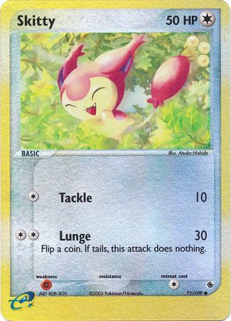 Skitty 71 109 Common Reverse Holo Ex Ruby Sapphire Reverse Holo Singles Skitty 71 109 Common Reverse Holo Ex Ruby Sapphire Reverse Holo Singles