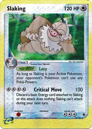 Slaking 12 109 Holo Rare Reverse Holo Ex Ruby Sapphire Reverse Holo Singles Slaking 12 109 Holo Rare Reverse Holo Ex Ruby Sapphire Reverse Holo Singles