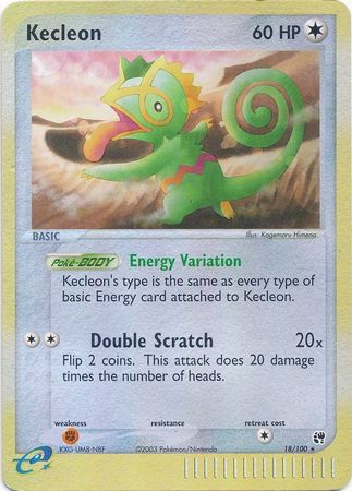 Kecleon 18 100 Rare Reverse Holo Ex Sandstorm Reverse Holo Singles Kecleon 18 100 Rare Reverse Holo Ex Sandstorm Reverse Holo Singles
