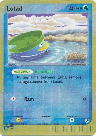 Lotad 66 100 Common Reverse Holo Lotad 66 100 Common Reverse Holo
