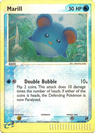 Marill 68 100 Common Reverse Holo Marill 68 100 Common Reverse Holo