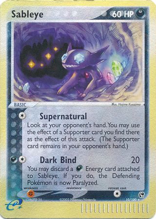 Sableye 10 100 Holo Rare Reverse Holo Sableye 10 100 Holo Rare Reverse Holo
