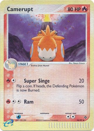 Camerupt 24 97 Uncommon Reverse Holo Camerupt 24 97 Uncommon Reverse Holo