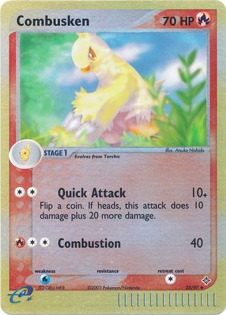 Combusken 25 97 Uncommon Reverse Holo Combusken 25 97 Uncommon Reverse Holo