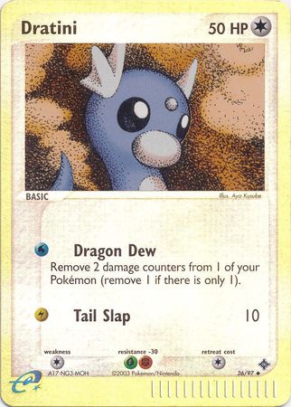 Dratini 26 97 Uncommon Reverse Holo Ex Dragon Reverse Holo Singles Dratini 26 97 Uncommon Reverse Holo Ex Dragon Reverse Holo Singles