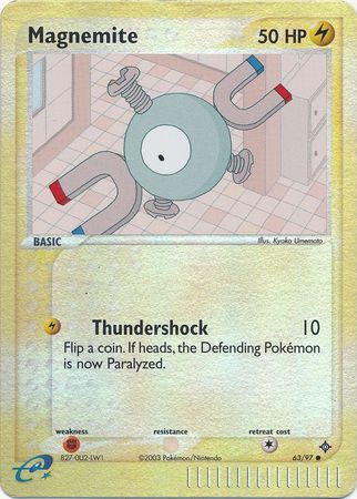 Magnemite 63 97 Common Reverse Holo Ex Dragon Reverse Holo Singles Magnemite 63 97 Common Reverse Holo Ex Dragon Reverse Holo Singles