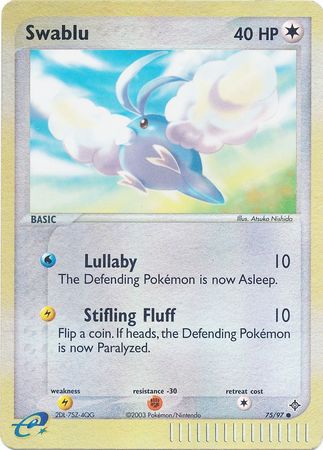 Swablu 75 97 Common Reverse Holo Swablu 75 97 Common Reverse Holo