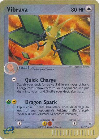 Vibrava 22 97 Rare Reverse Holo Ex Dragon Reverse Holo Singles Vibrava 22 97 Rare Reverse Holo Ex Dragon Reverse Holo Singles