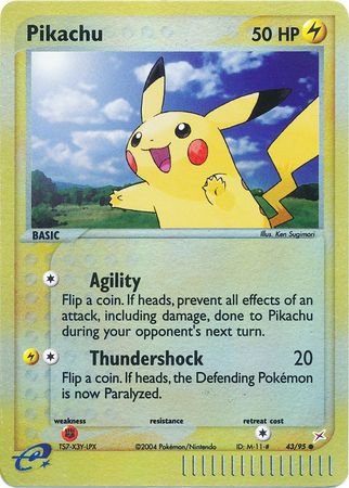 Pikachu - 43/95 - Common Reverse Holo