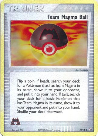 Team Magma Ball 80 95 Uncommon Reverse Holo Ex Team Magma vs Team Aqua Reverse Holo Singles Team Magma Ball 80 95 Uncommon Reverse Holo Ex Team Magma vs Team Aqua Reverse Holo Singles
