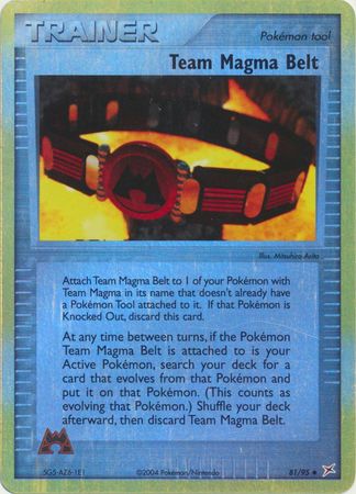 Team Magma Belt 81 95 Uncommon Reverse Holo Ex Team Magma vs Team Aqua Reverse Holo Singles Team Magma Belt 81 95 Uncommon Reverse Holo Ex Team Magma vs Team Aqua Reverse Holo Singles