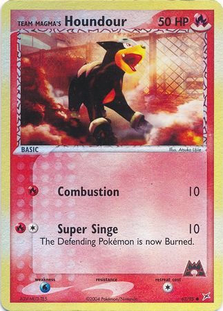 Team Magma s Houndour 62 95 Common Reverse Holo Ex Team Magma vs Team Aqua Reverse Holo Singles Team Magma s Houndour 62 95 Common Reverse Holo Ex Team Magma vs Team Aqua Reverse Holo Singles