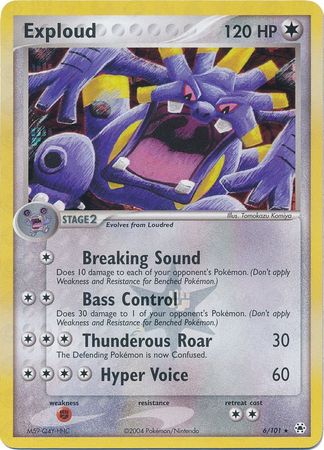 Exploud 6 101 Holo Rare Reverse Holo Ex Hidden Legends Reverse Holo Singles Exploud 6 101 Holo Rare Reverse Holo Ex Hidden Legends Reverse Holo Singles