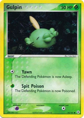 Gulpin 62 101 Common Reverse Holo Ex Hidden Legends Reverse Holo Singles Gulpin 62 101 Common Reverse Holo Ex Hidden Legends Reverse Holo Singles
