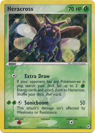 Heracross 7 101 Holo Rare Reverse Holo Ex Hidden Legends Reverse Holo Singles Heracross 7 101 Holo Rare Reverse Holo Ex Hidden Legends Reverse Holo Singles