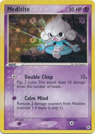 Meditite 65 101 Common Reverse Holo Ex Hidden Legends Reverse Holo Singles Meditite 65 101 Common Reverse Holo Ex Hidden Legends Reverse Holo Singles